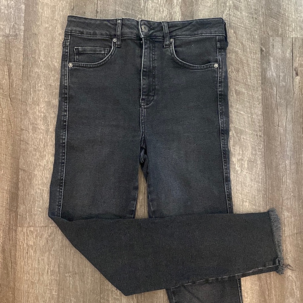 Free People high rise black jeans